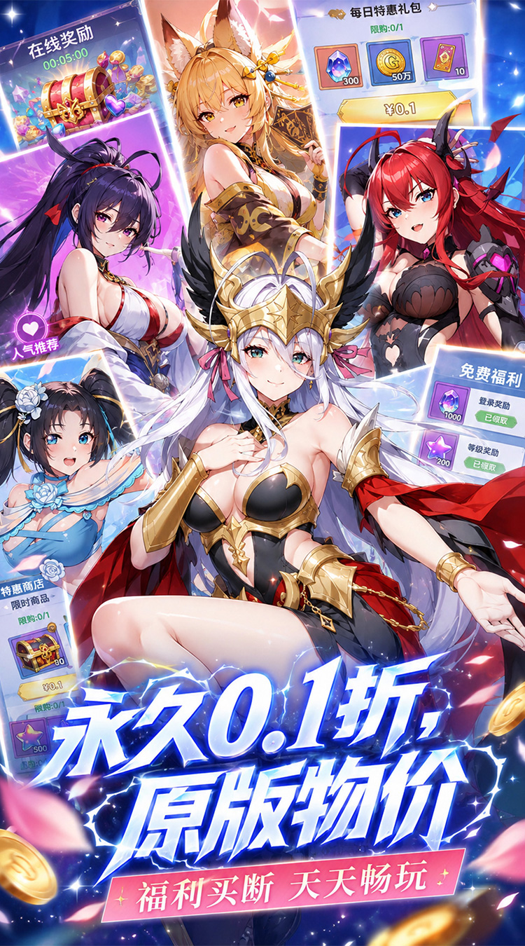 无双小师妹（0.1折美女送1000）游戏截图3