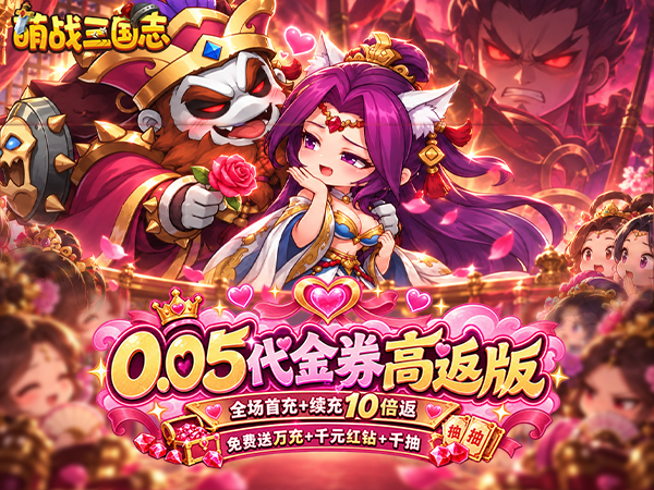 萌战三国志（0.05代金券高返版）（0.1折）宣传图