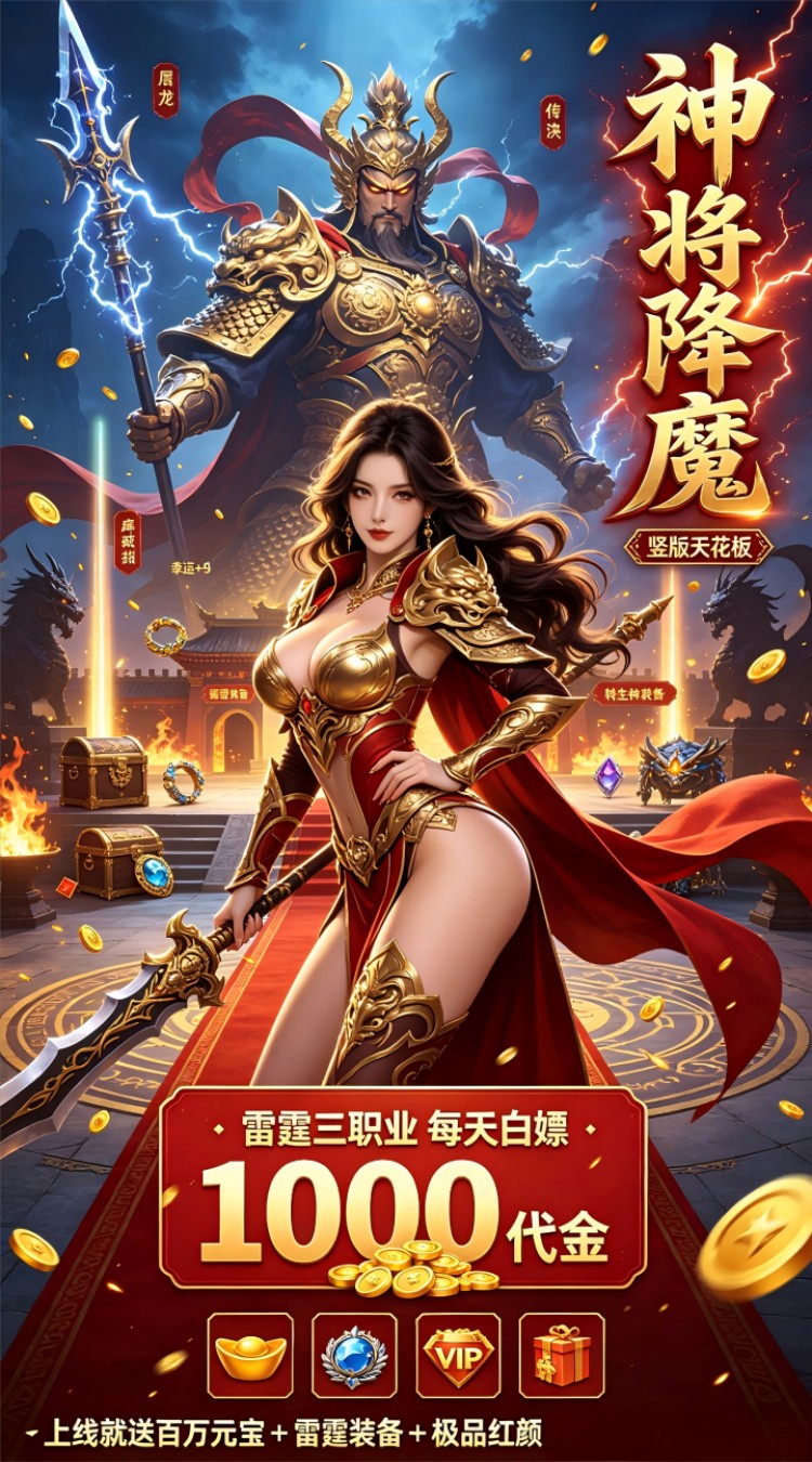 神将降魔（1折1000免费买断版）游戏截图2