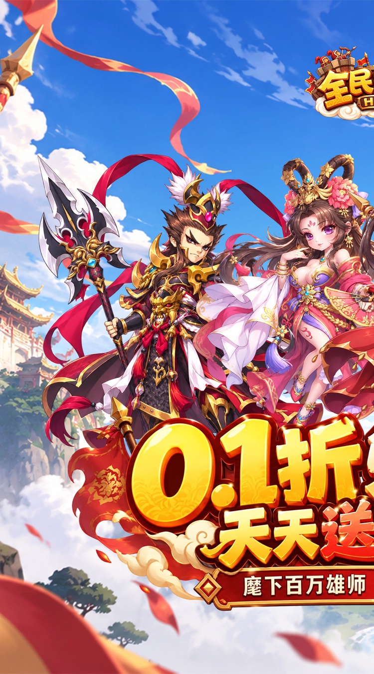 全民主公H5（0.1折3280免费版）游戏截图1